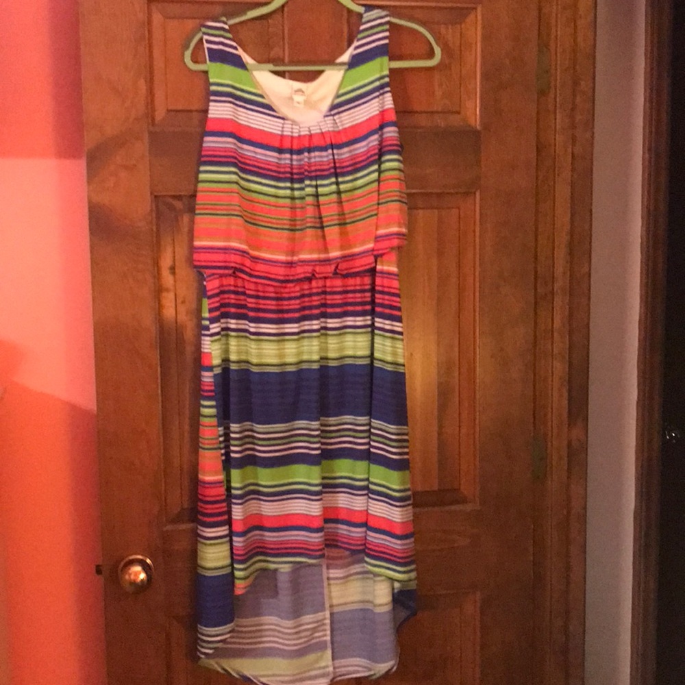 Sangria High-Low Dress